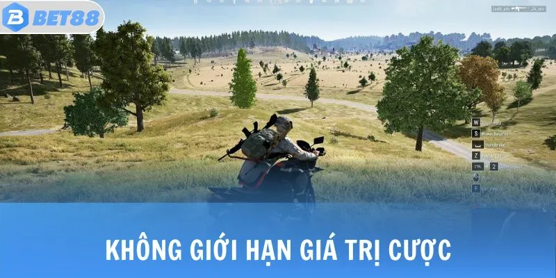Không giới hạn giá trị cược